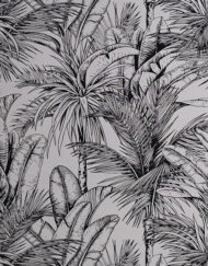intisse 478013 papier peint blanc et noir décor végétal