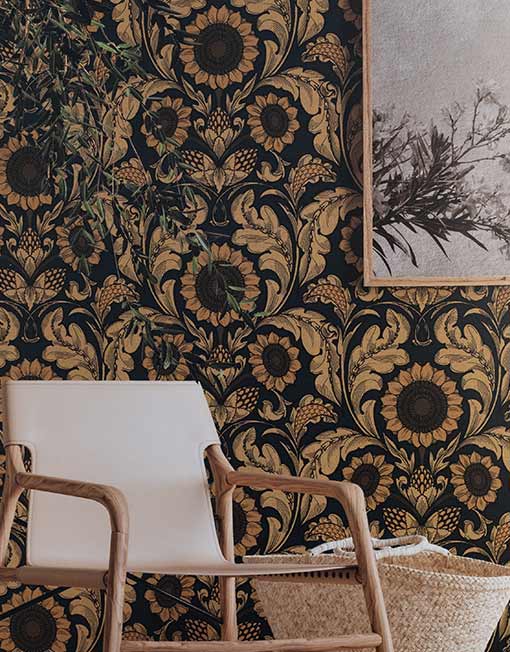 Lutèce LB25147 - papier peint intissé tournesol